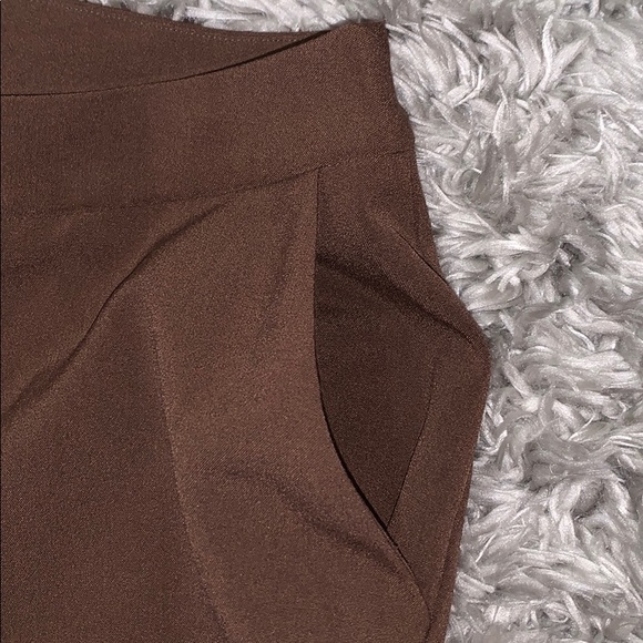 Karyn j.H. Collectibles petite brown career pants - Picture 7 of 8